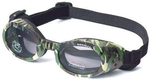 Doggles XS Green Camo ILS Doggles with Light Smoke Lens