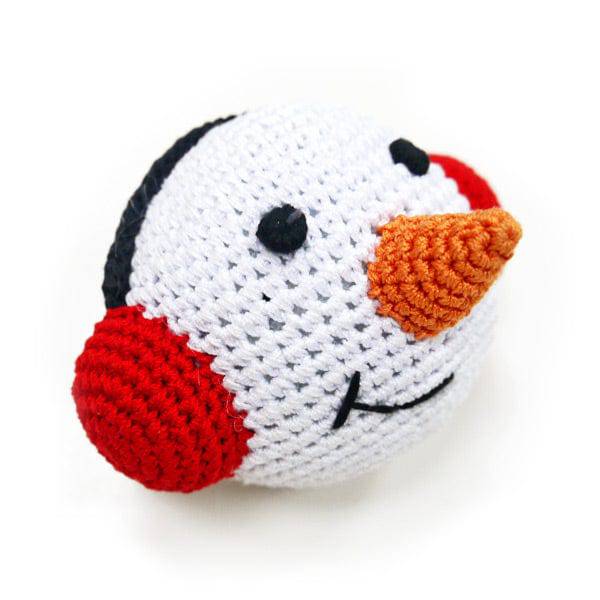 Dogo Pet Fashions PAWer Squeaky Toy- Snowman Ball