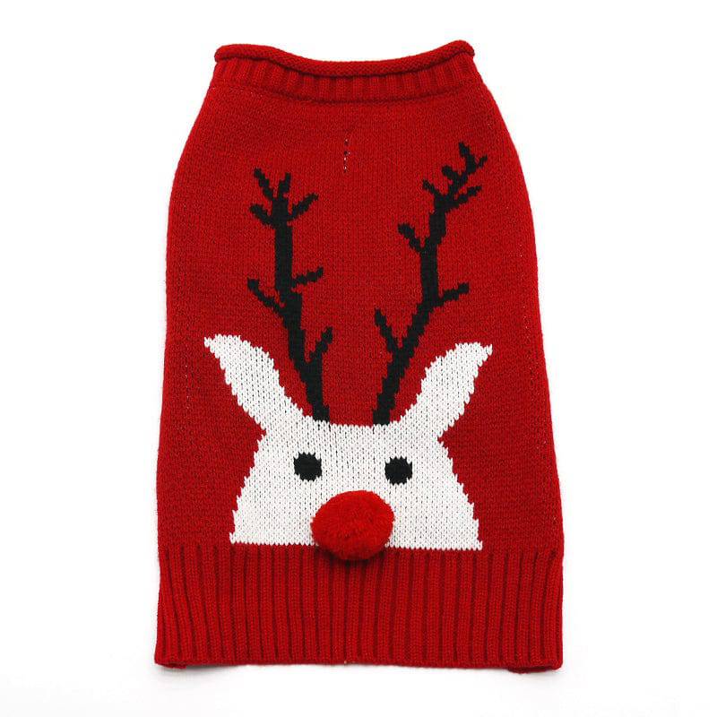 Dogo Pet Fashions Red Nose Reindeer Sweater