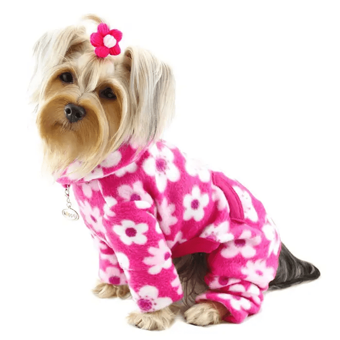 Klippo XS Full Blossom Fleece Turtleneck Pajamas