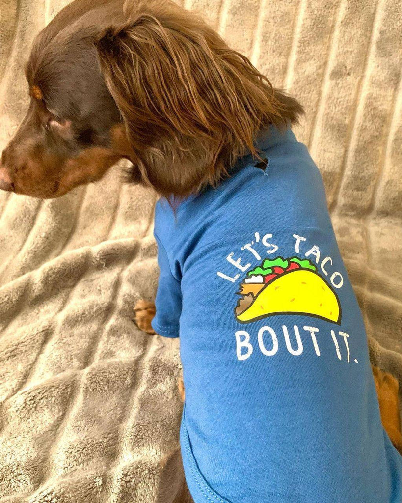 Louis Barx Let's Taco Bout It - Dog Graphic T-Shirt