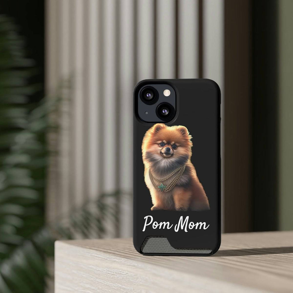 Pet Emporium Weston Phone Case iPhone 13 Mini / Glossy / Without gift packaging Pom Mom Phone Case With Card Holder
