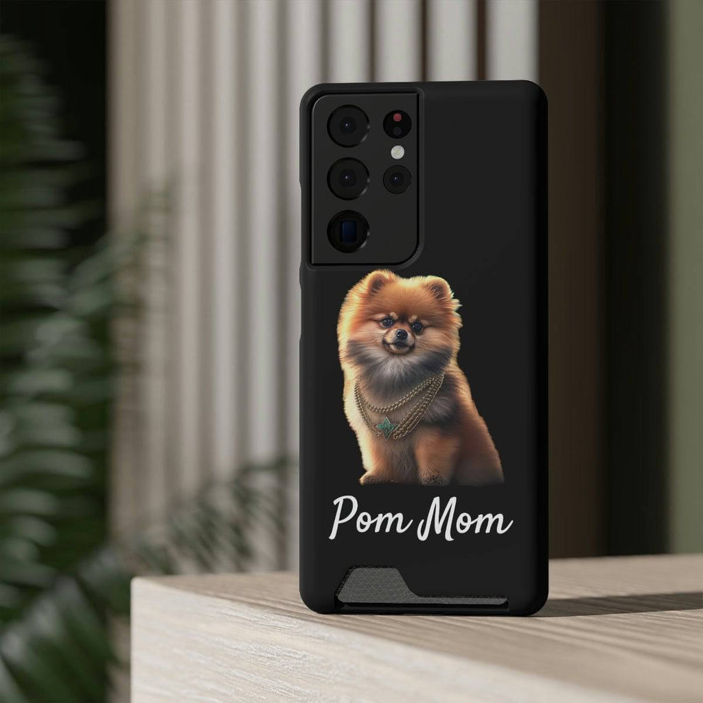 Pet Emporium Weston Phone Case Samsung Galaxy S21 Ultra / Glossy / Without gift packaging Pom Mom Phone Case With Card Holder