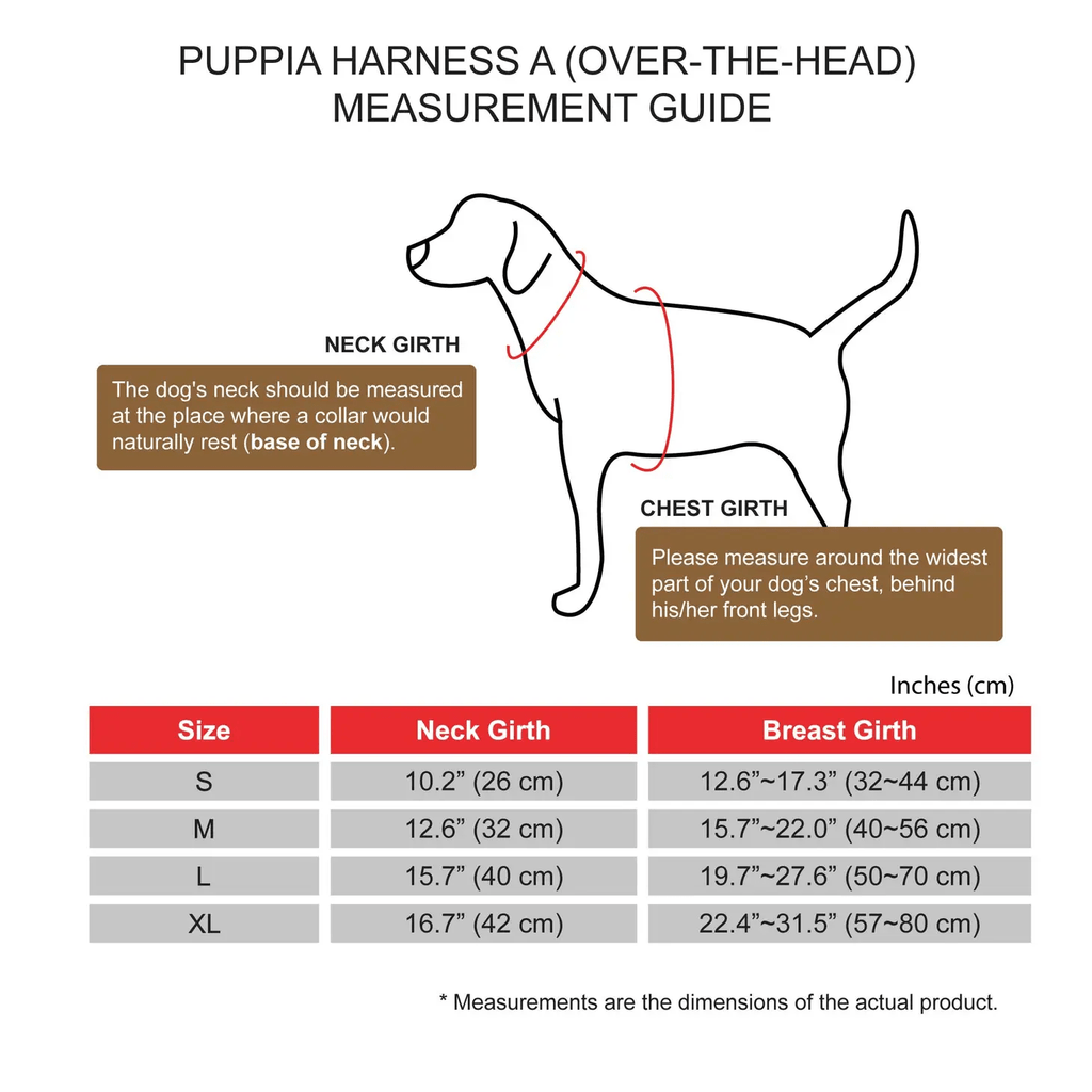 Puppia Jaylen Dog Harness Over-the-head Adjustable Plaid