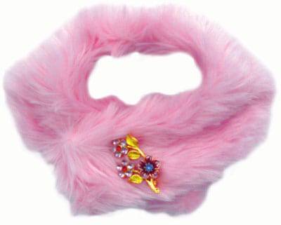 Ruff Ruff Couture XXS Faux Mink Stole Pink