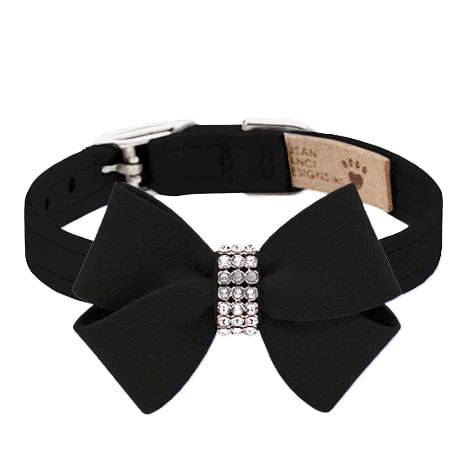 Susan Lanci Designs XXXS / Black Nouveau Bow Collar