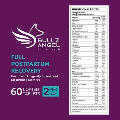 Bullz Angel Animal Health Full Postpartum Recovery