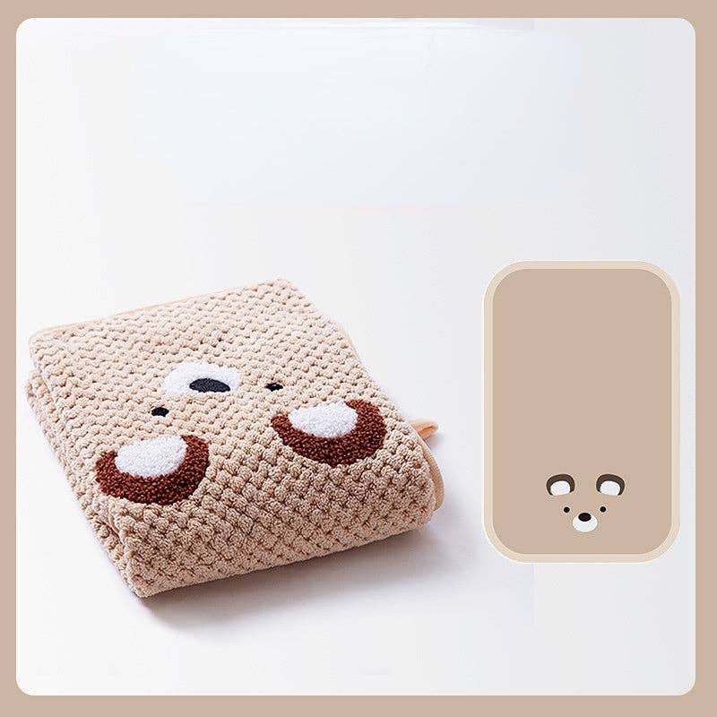 Cheerhunting Brown / S Ruffle - Pet Grooming Towel