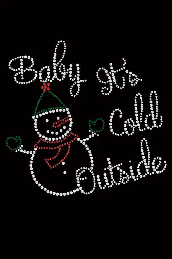 Dog in the Closet Baby It's Cold Outside Snowman Dog Custom Tutu