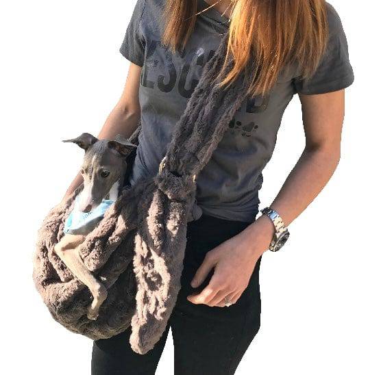 Dog Squad Adjustable Furbaby Sling bag, Charcoal