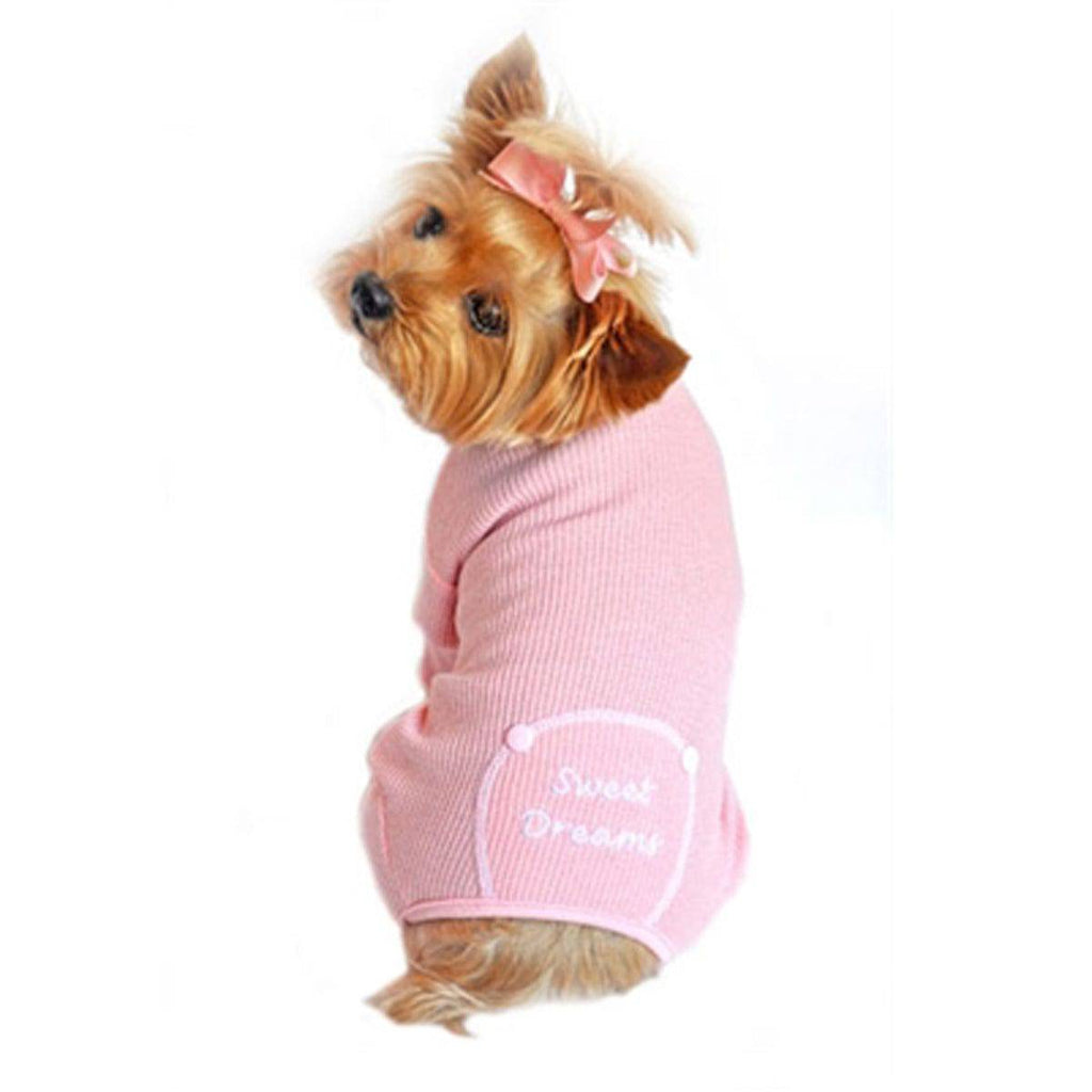 Doggie Design, Inc XS / Pink Sweet Dreams Thermal Dog Pajamas
