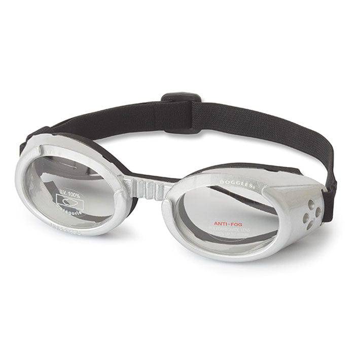 Doggles XS Silver ILS Doggles with Clear Lens