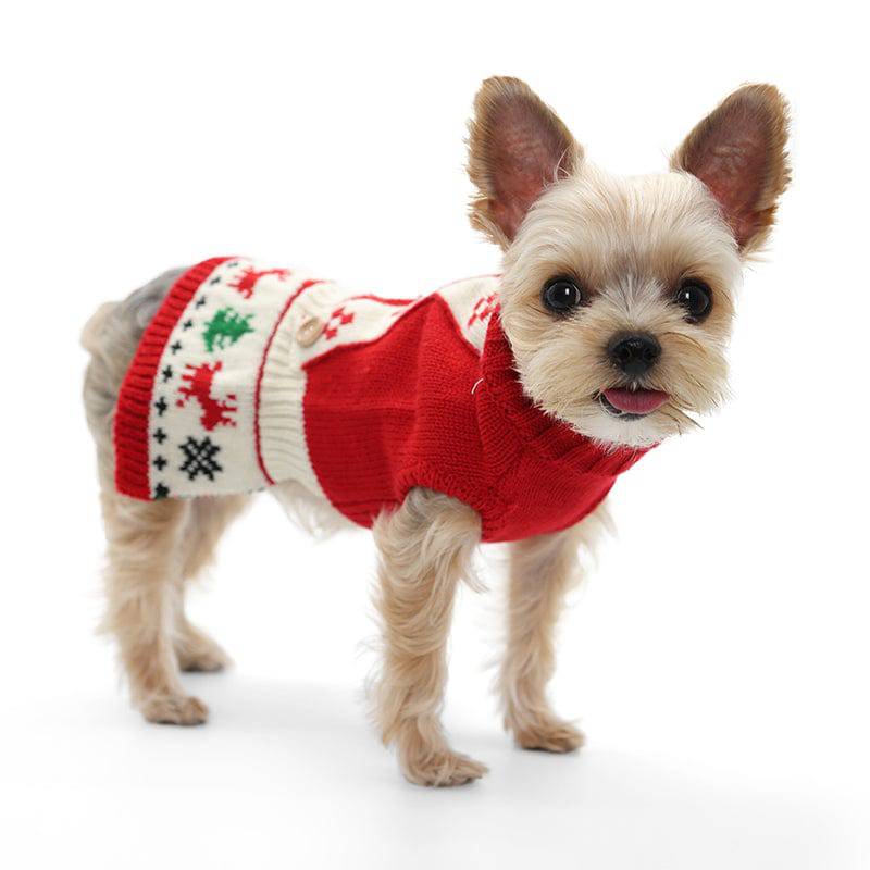 Dogo Pet Fashions Jolly Sweater Dress