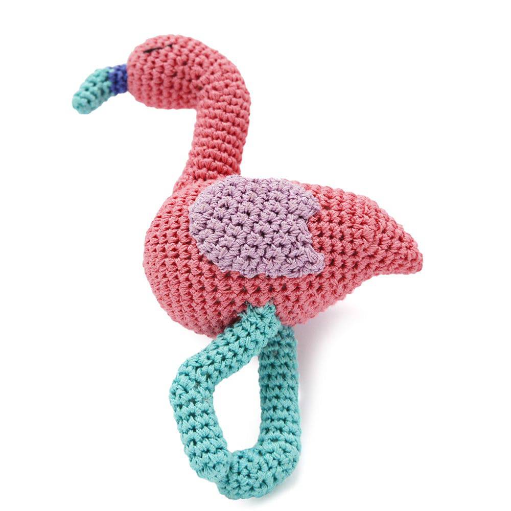 Dogo Pet Fashions PAWer Squeaky Toy - Flamingo
