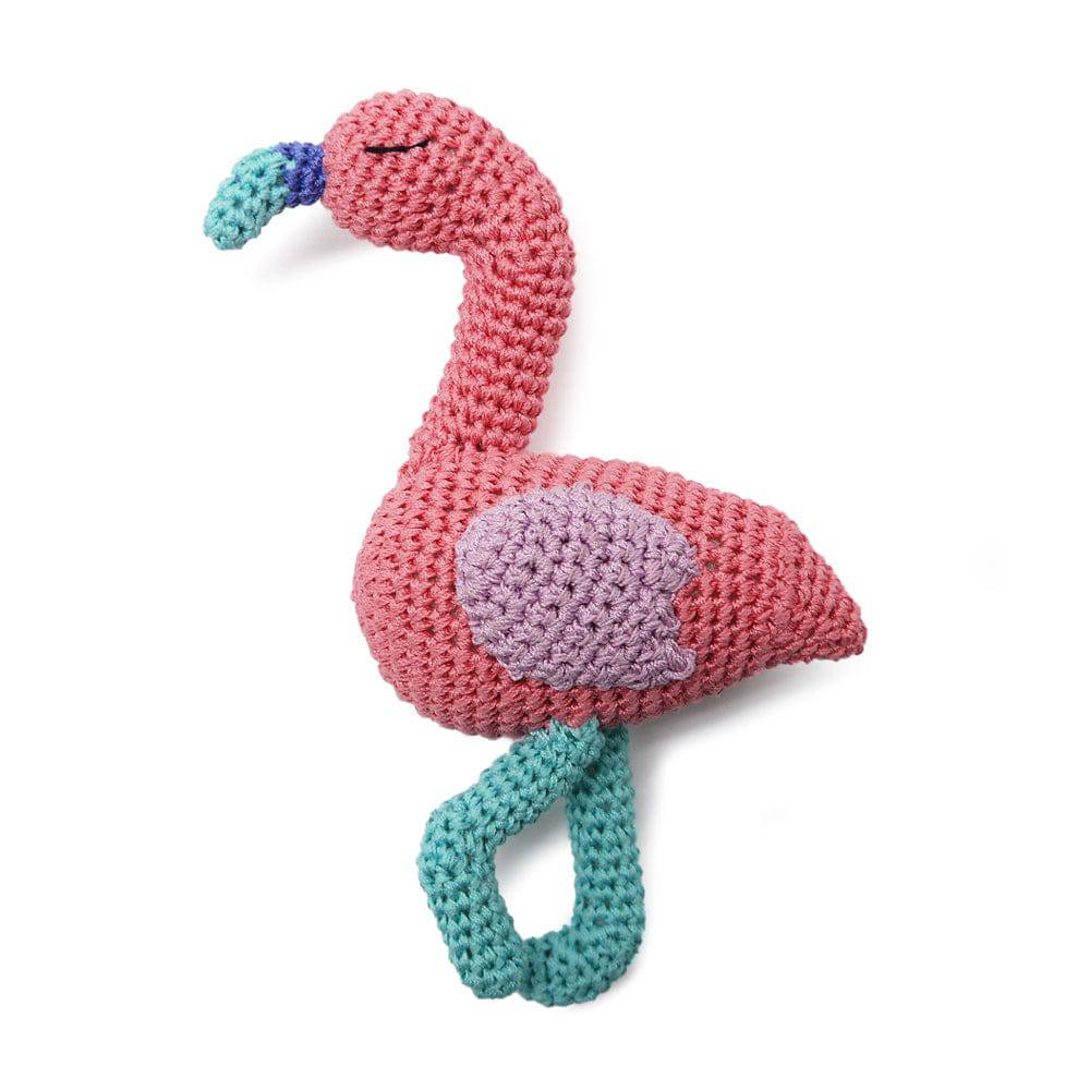 Dogo Pet Fashions PAWer Squeaky Toy - Flamingo
