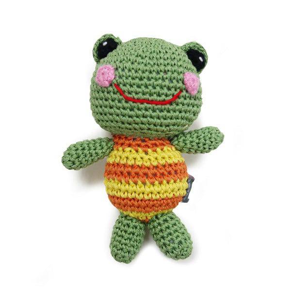 Dogo Pet Fashions PAWer Squeaky Toy - Frog Doll