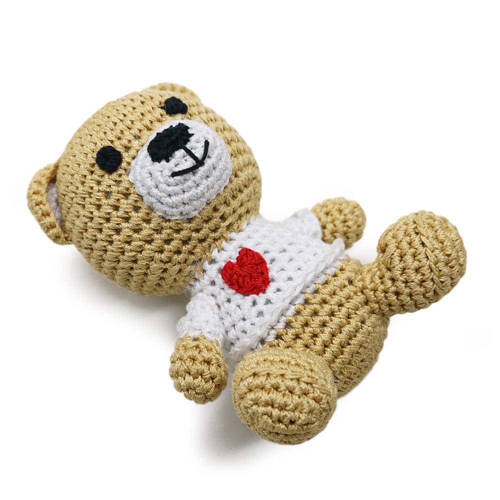 Dogo Pet Fashions PAWer Squeaky Toy - Teddy Bear