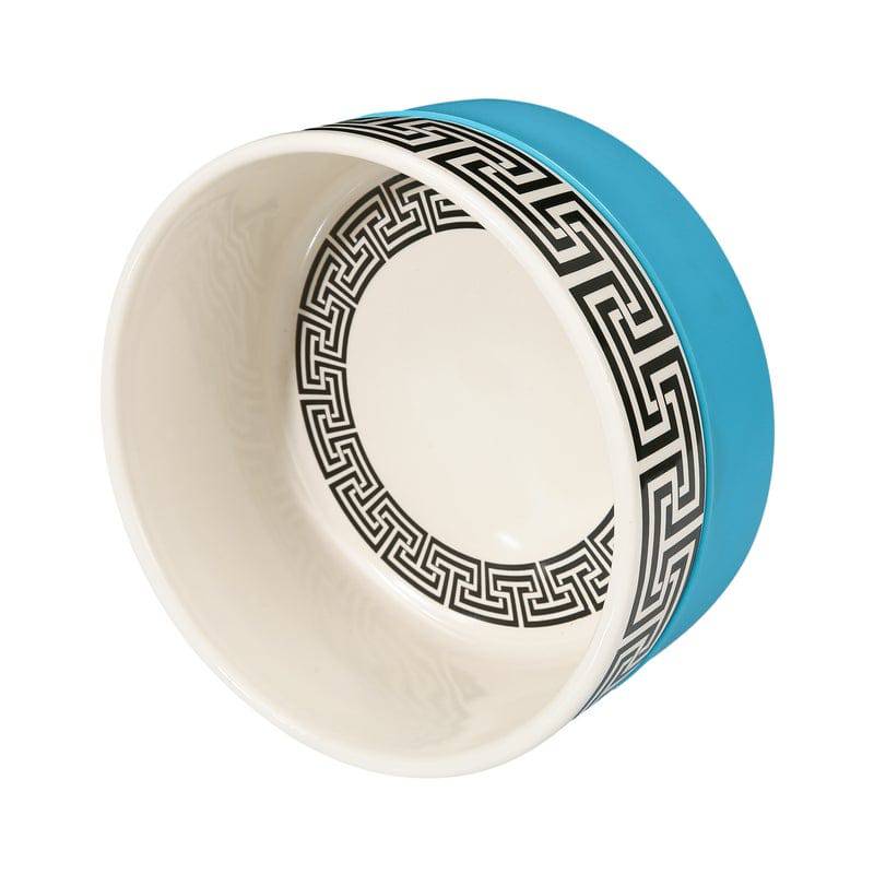 Fetch...for Pets "Greek Key" Duo Bowl - Small