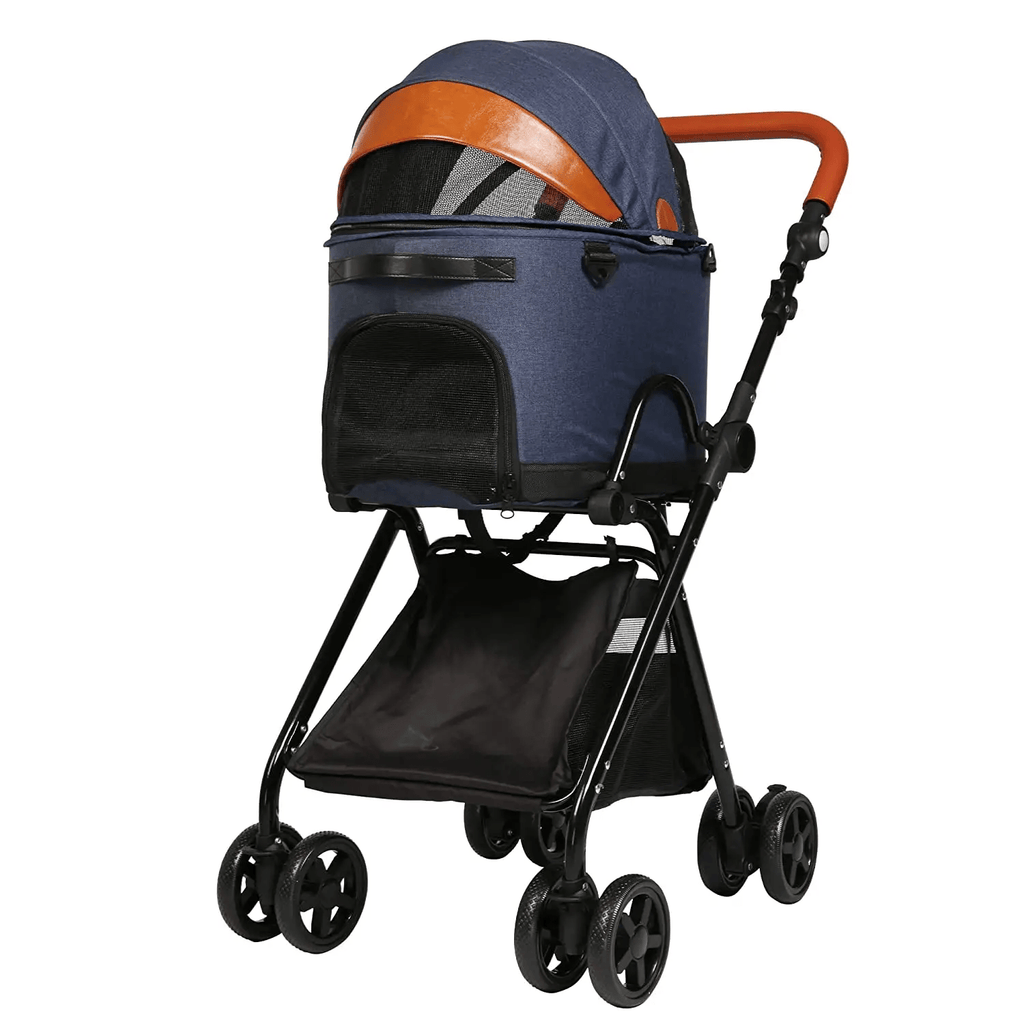 Furr-Baby Gifts Luxury Folding Pet Stroller Detachable 2 in 1 Pet Carrier