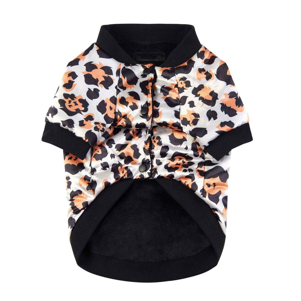 Furr-Baby Gifts S Leopard Print Satin Jacket