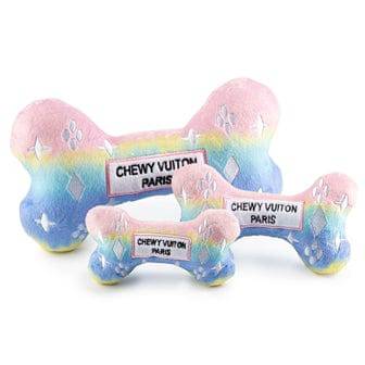 Haute Diggity Dog Dog Toys S Pink Ombre Chewy Vuiton Bone