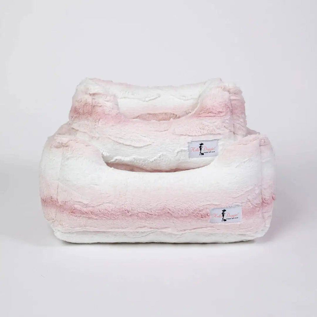 Hello Doggie Pink Angora / S Cashmere Dog Bed