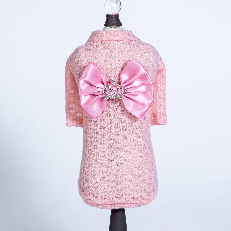 Hello Doggie S Royal Princess Sweater: Pink