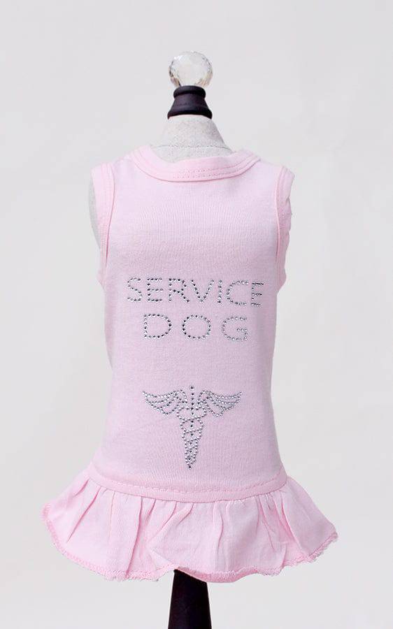Hello Doggie XXS / Pink Dress Service Dog Dress
