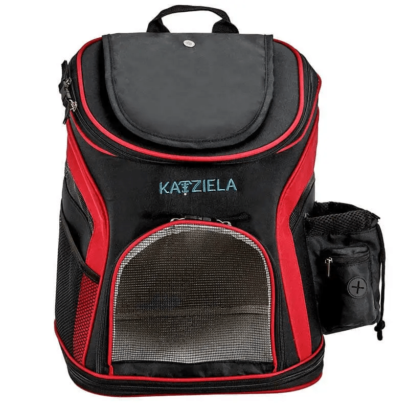 Katziela Red Voyager Backpack