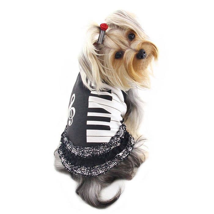 Klippo SMALL Klippo - Adorable Piano Dress with Ruffles