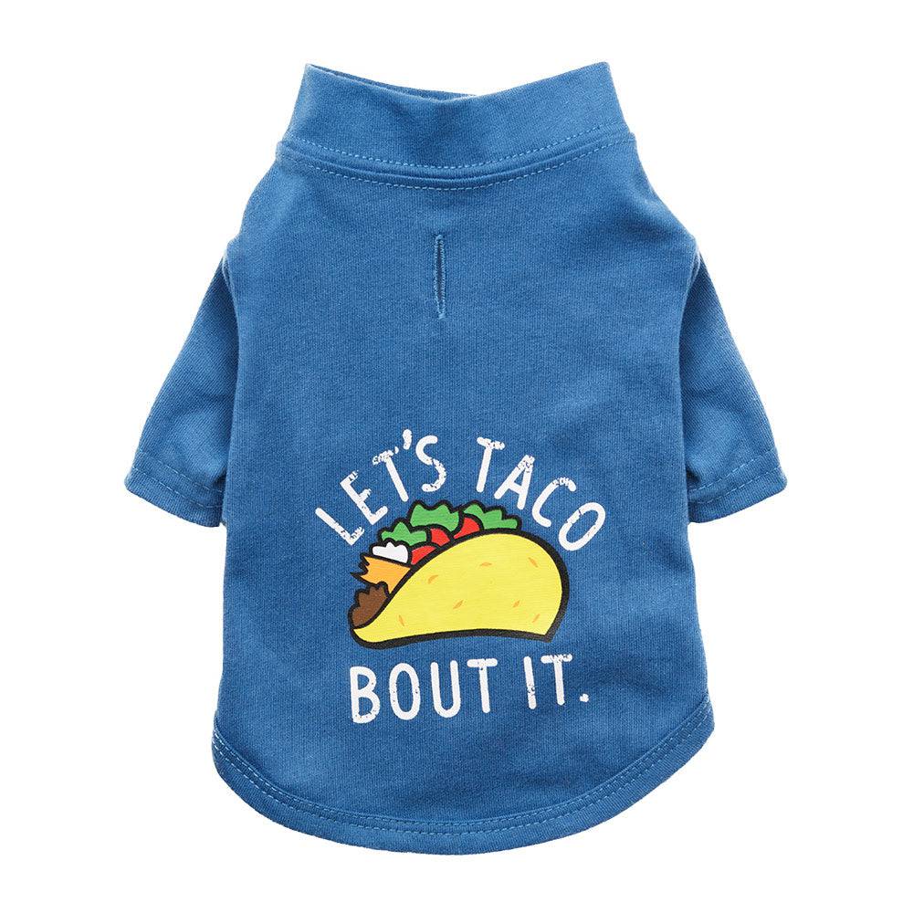 Louis Barx S Let's Taco Bout It - Dog Graphic T-Shirt