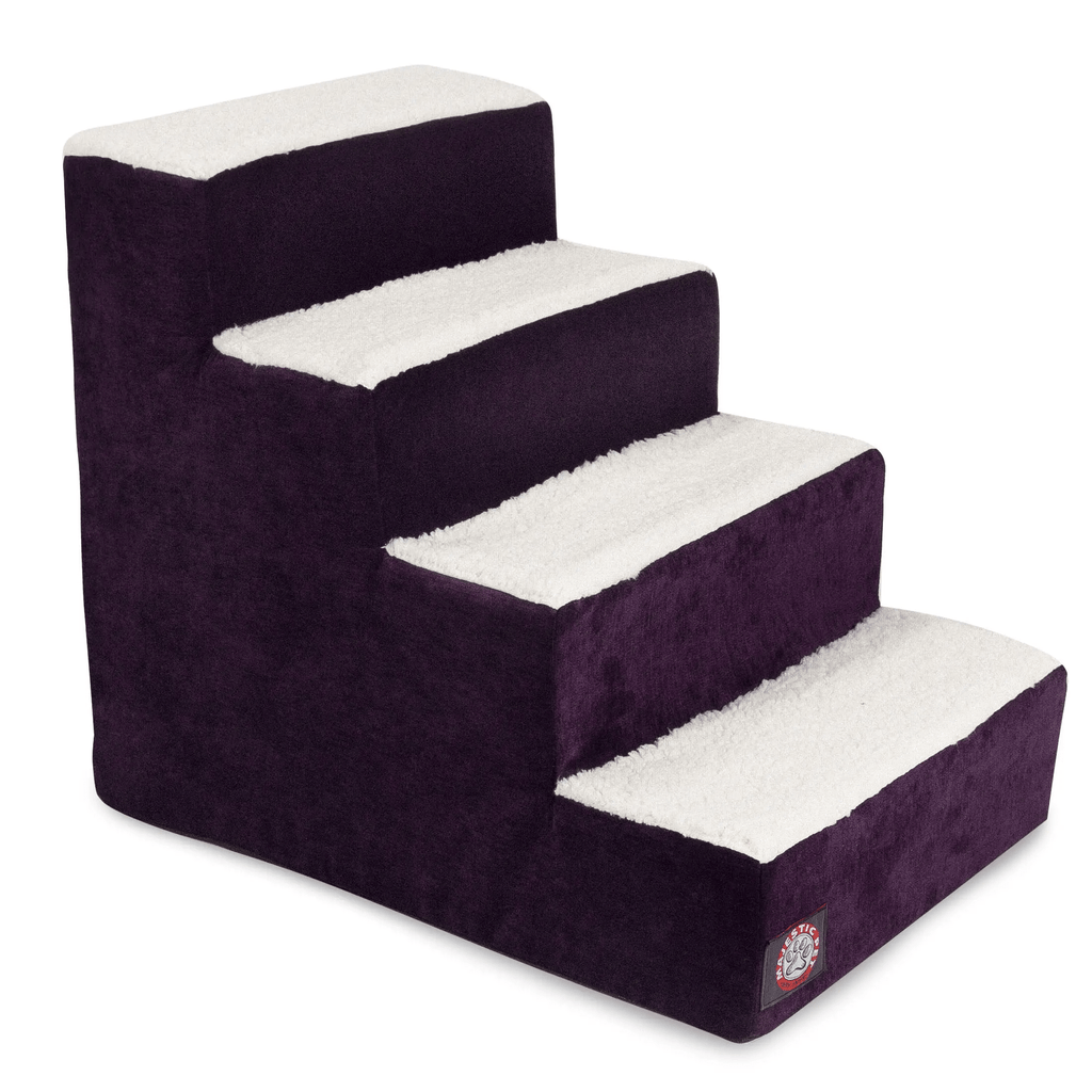 Majestic Pet Products M (4") / Aubergine Towers Pet Stairs Steps