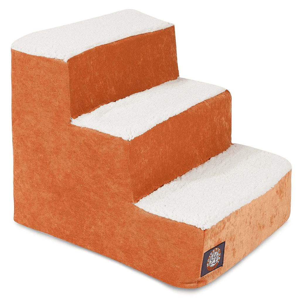 Majestic Pet Products S (3") / Solid Orange Towers Pet Stairs Steps
