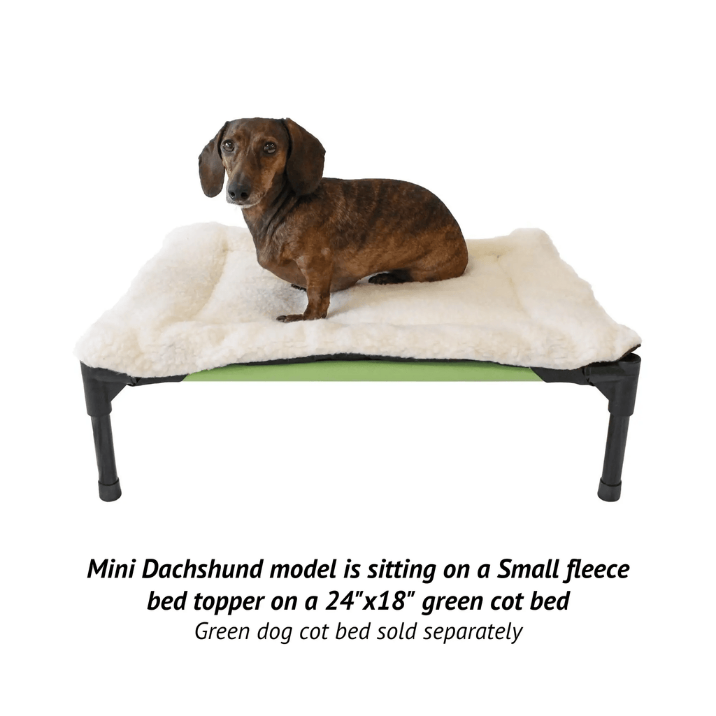 Midlee Designs Midlee Fleece Dog Bed Topper for Dog Cot Beds