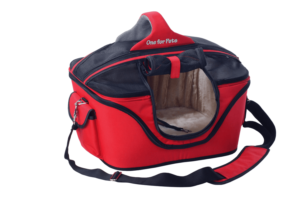 One for Pets S (Airlines Approved) / Red The Deluxe Cozy Pet Carrier