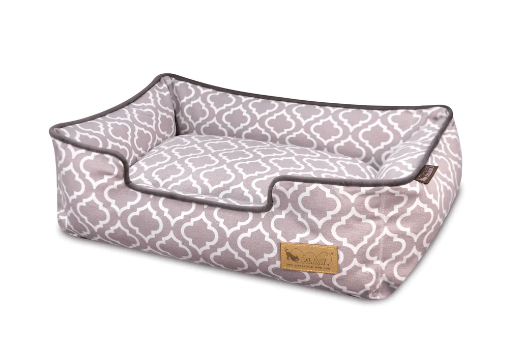 P.L.A.Y. Pet Lifestyle and You Ash Gray / XL Moroccan Lounge Bed