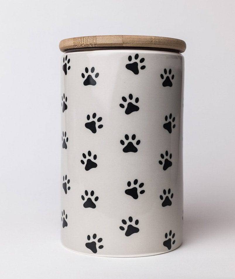 Park Life Designs Pawz Grey Treat Jar