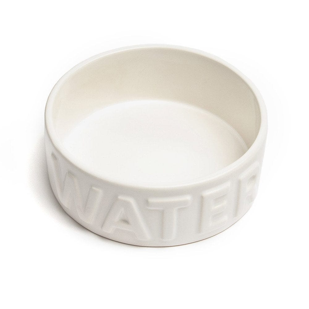 Park Life Designs S / White Classic Water Pet Bowl