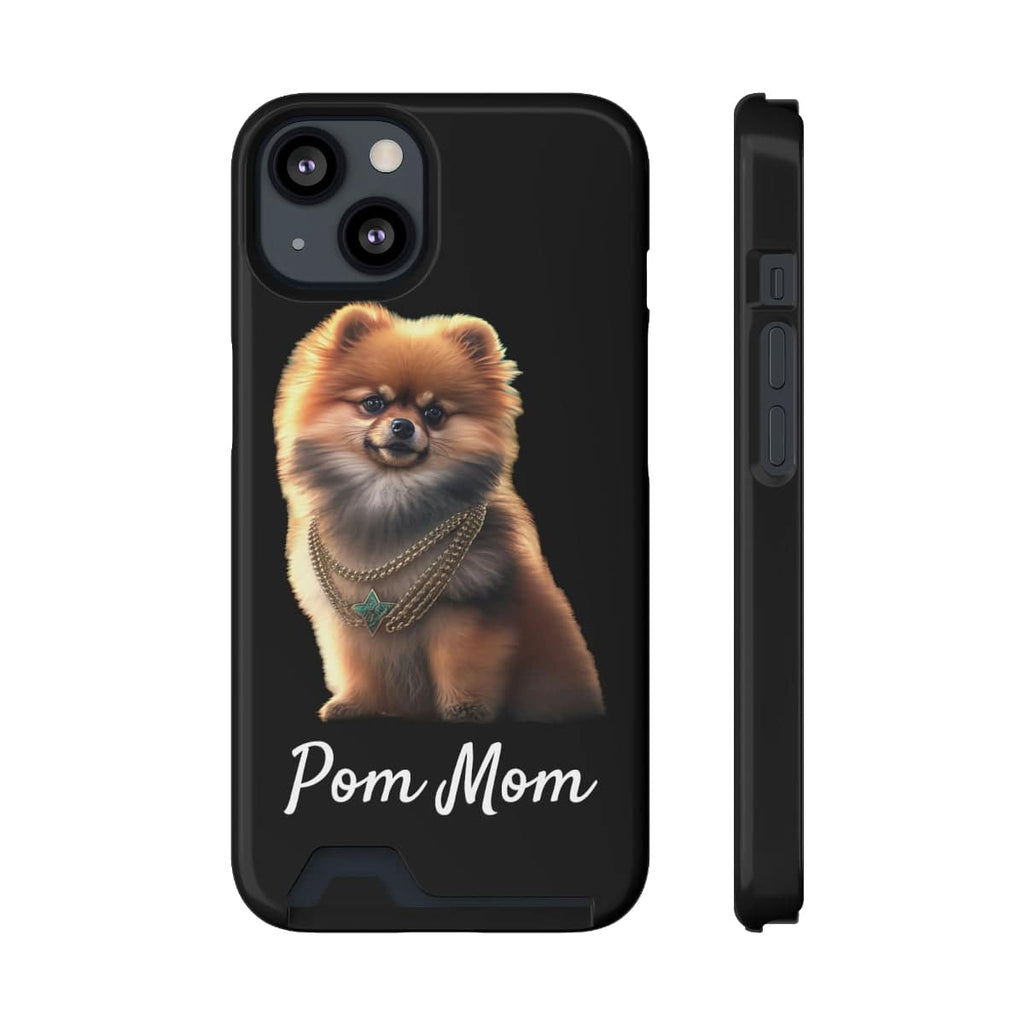 Pet Emporium Weston Phone Case iPhone 13 / Glossy / With gift packaging Pom Mom Phone Case With Card Holder