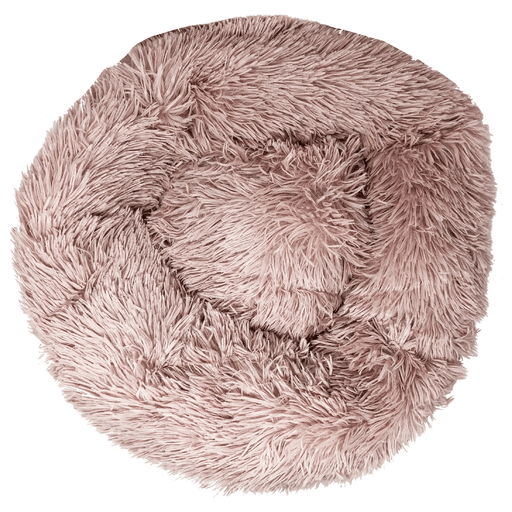 Pet Life M / Pink Nestler High-Grade Plush & Soft Rounded Dog Bed