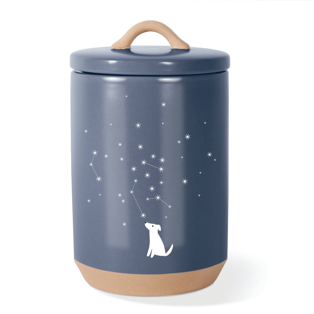 Petshop by Fringe Studio Petshop by Fringe Studio - Celestial Dog Beveled Treat Jar