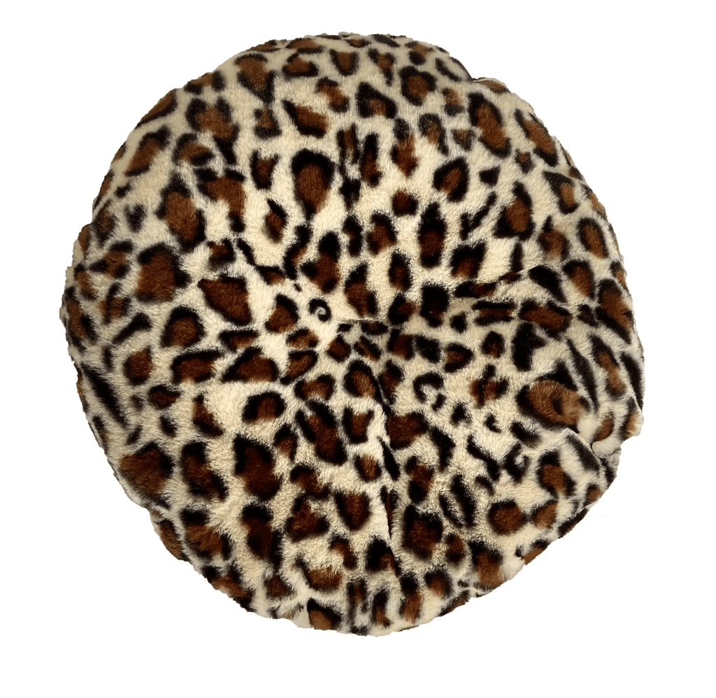 Precious Tails Leopard Print Crown Pet Bed
