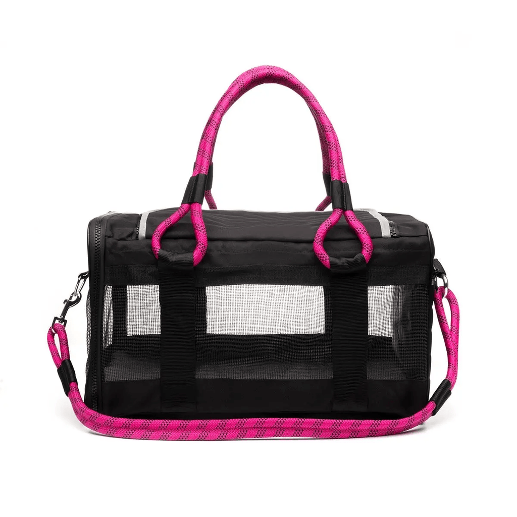 Roverlund S / Black / Magenta Out-of-office Pet Carrier