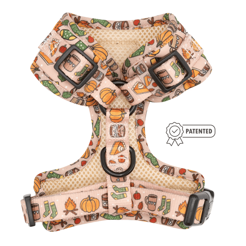 Sassy Woof Adjustable Harness - Country Pupkin