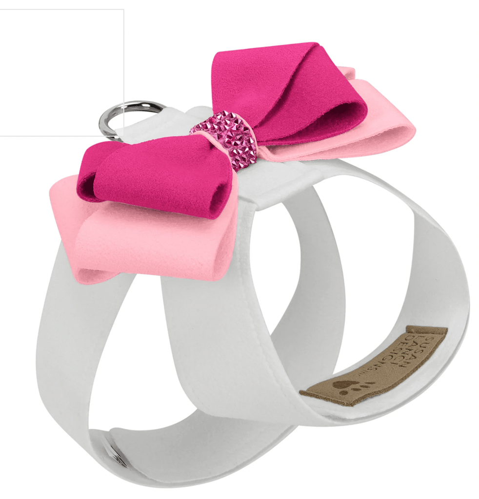 Susan Lanci Designs Pink is Love 2022 Double Nouveau Bow Tinkie Harness