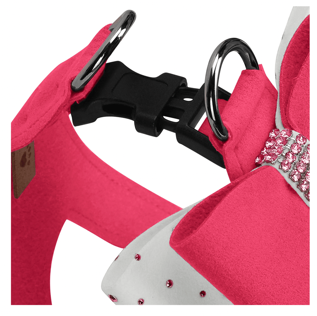 Susan Lanci Designs Pink is Love 2022 Double Tail Bow Step In Harness