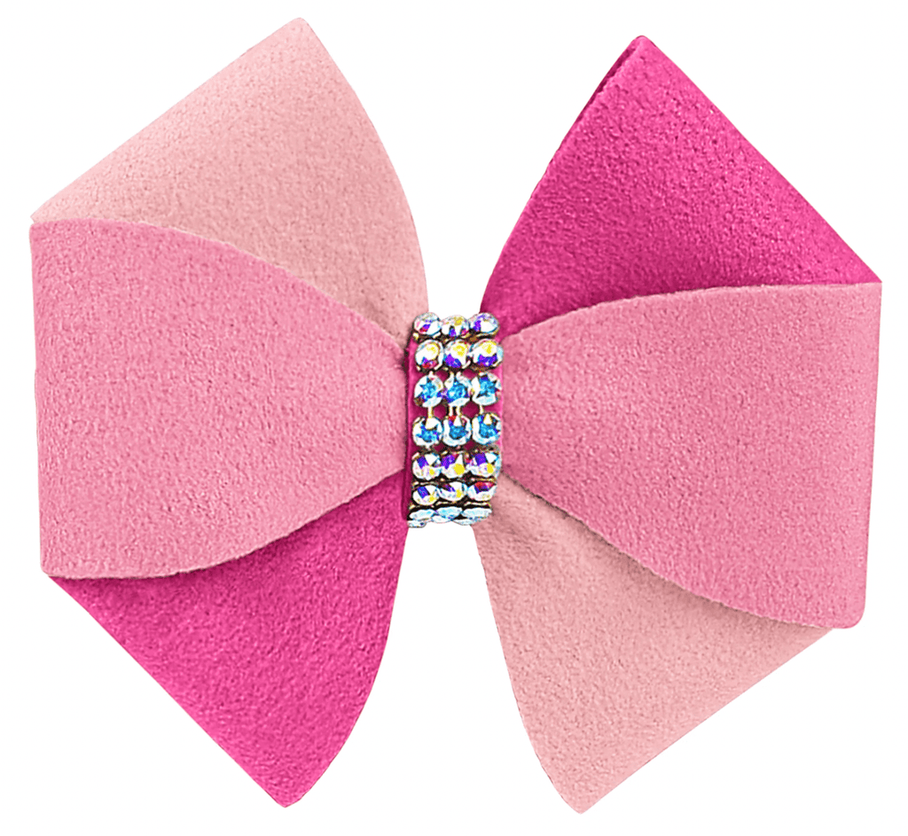 Susan Lanci Designs Pink Velvet Hair Bow