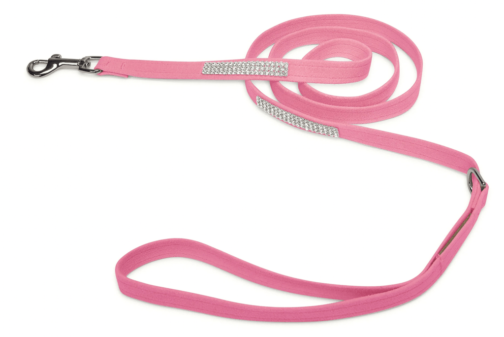 Susan Lanci Designs S - 4 FT / Perfect Pink 3 Row Giltmore Leash