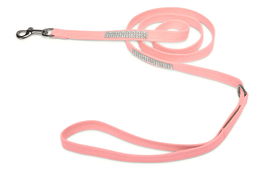 Susan Lanci Designs S - 4 FT / Puppy Pink 3 Row Giltmore Leash