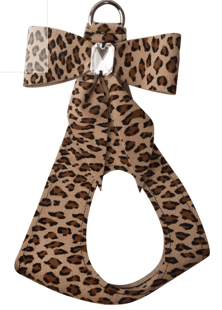Susan Lanci Designs TC / Cheetah Tail Bow Step In Harness-Jungle Prints